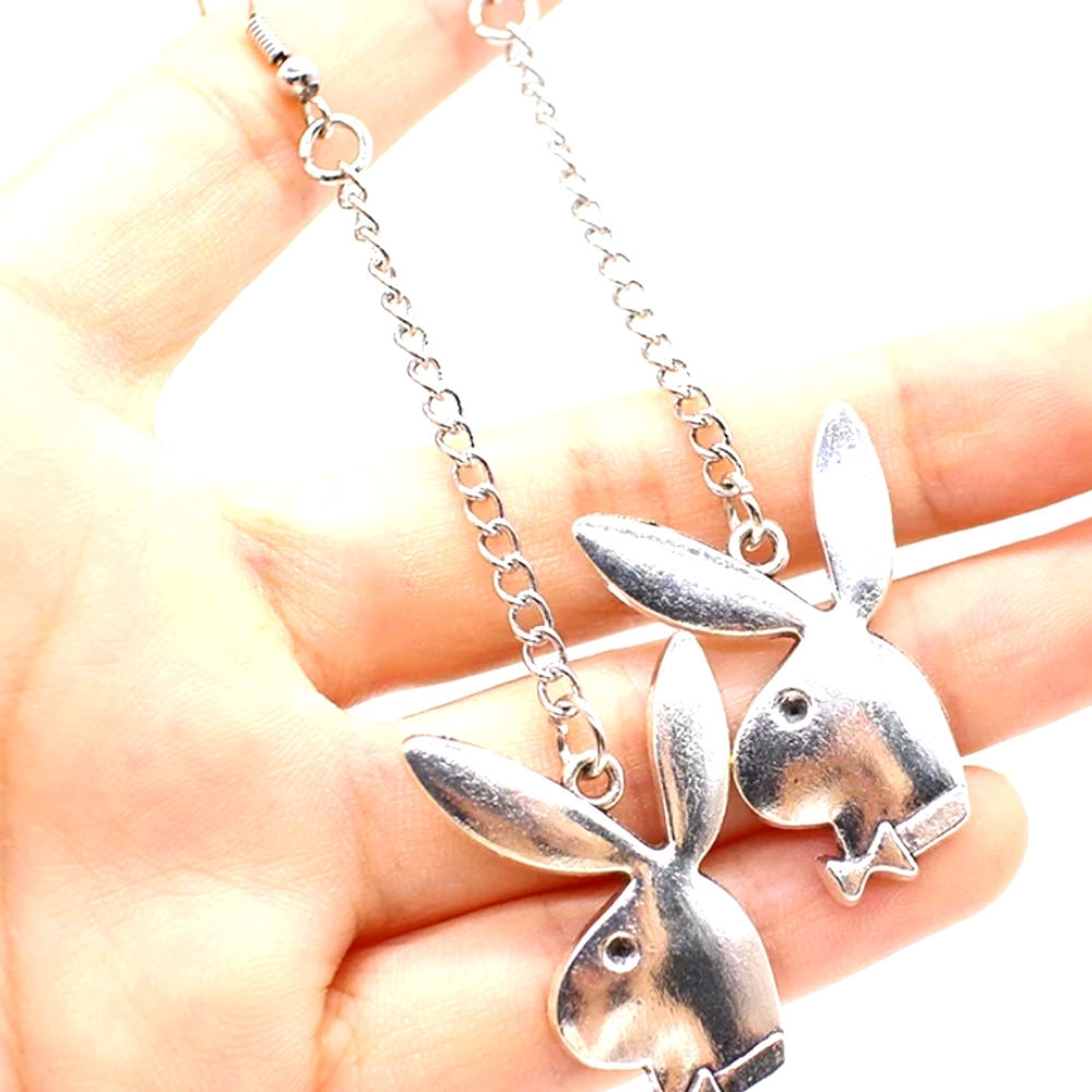 Drop playboy bunny earrings - Picture 3 of 3
